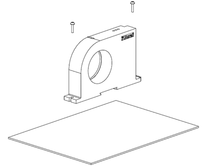 Parafuso instala&ccedil;&atilde;o fixa do transdutor de corrente BA