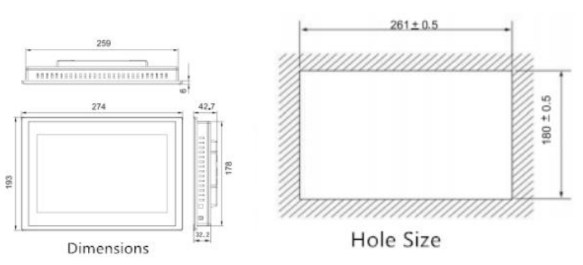 Tela sens&iacute;vel ao toque de 10 polegadas