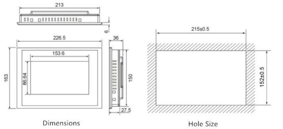 Tela sens&iacute;vel ao toque de 7 polegadas