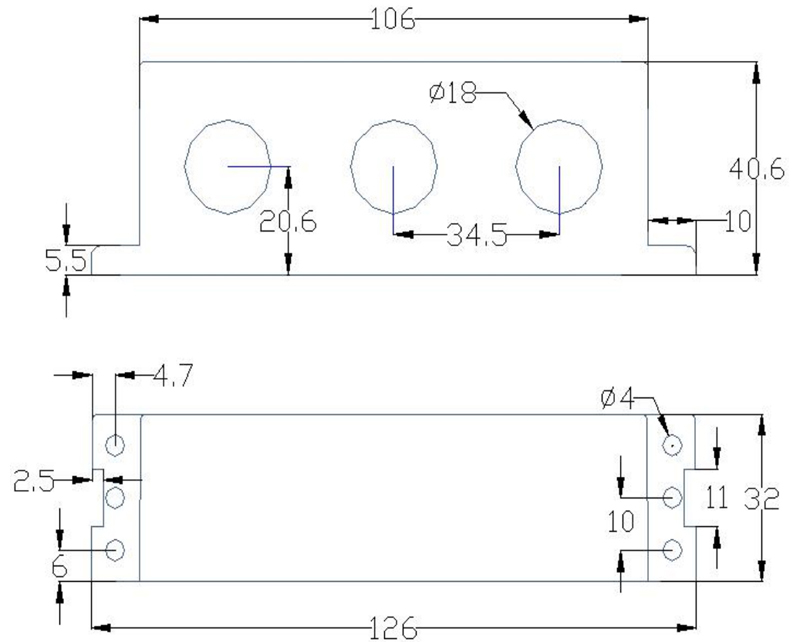 互感器 dimens&atilde;o